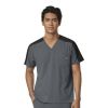 Bluza uniforma medicala Colorblock, W123, 6655-PEWT S