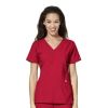 Bluza uniforma medicala, W123, 6155-REDT XS