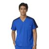 Bluza uniforma medicala Colorblock, W123, 6655-ROYA M