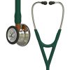 Stetoscop Littmann Cardiology IV Verde inchis, capsula sampanie 6206