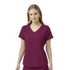 Bluza uniforma medicala, WonderWink Renew, 6234-WINE XL