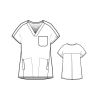 Bluza uniforma medicala, WonderWink PRO, 6719-NAVY