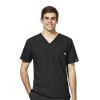 Bluza uniforma medicala, W123, 6355-BLAC XL
