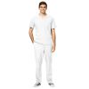 Pantaloni uniforma medicala, W123, 5355-WHIT