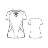 Bluza uniforma medicala, WonderWink W123, 6155-WHIT Alb