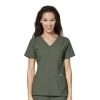 Bluza uniforma medicala, W123, 6155-OLIV 3XL