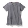 Bluza uniforma medicala, WonderFLEX, 6108-PEW