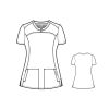 Bluza uniforma medicala, WonderWink PRO, 6419-WHIT