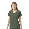 Bluza uniforma medicala, WonderWink Renew, 6234-OLIV XL