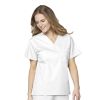 Bluza unisex uniforma medicala, WonderWORK, 100 - WHIT Alb XL