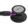Stetoscop 3M Littmann Cardiology IV Negru capsula neagra reflexie violet 6203  - capsula