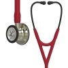 Stetoscop Littmann Cardiology IV Rosu burgund, capsula sampanie 6176