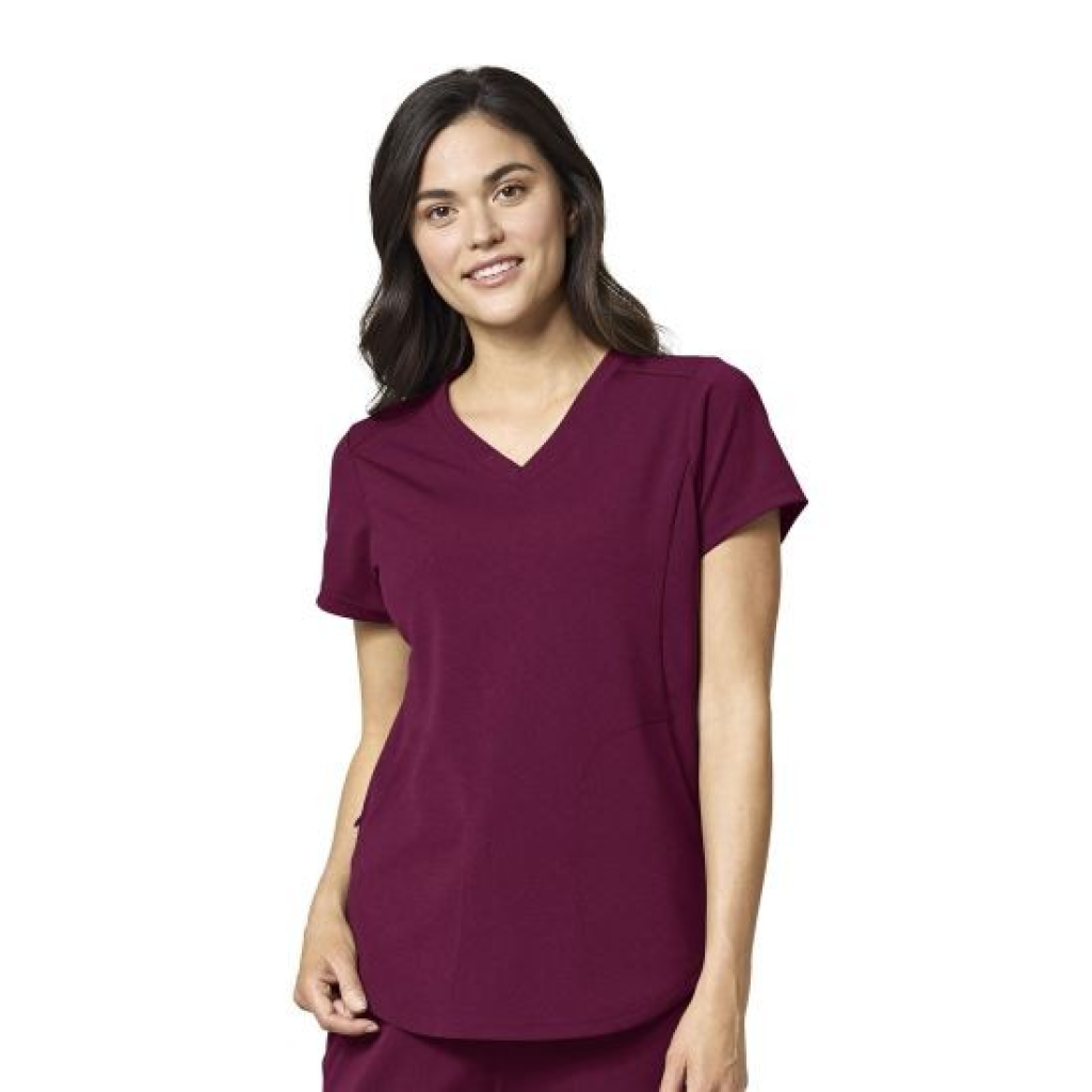 Bluza uniforma medicala, WonderWink Moto, 6199-WINE