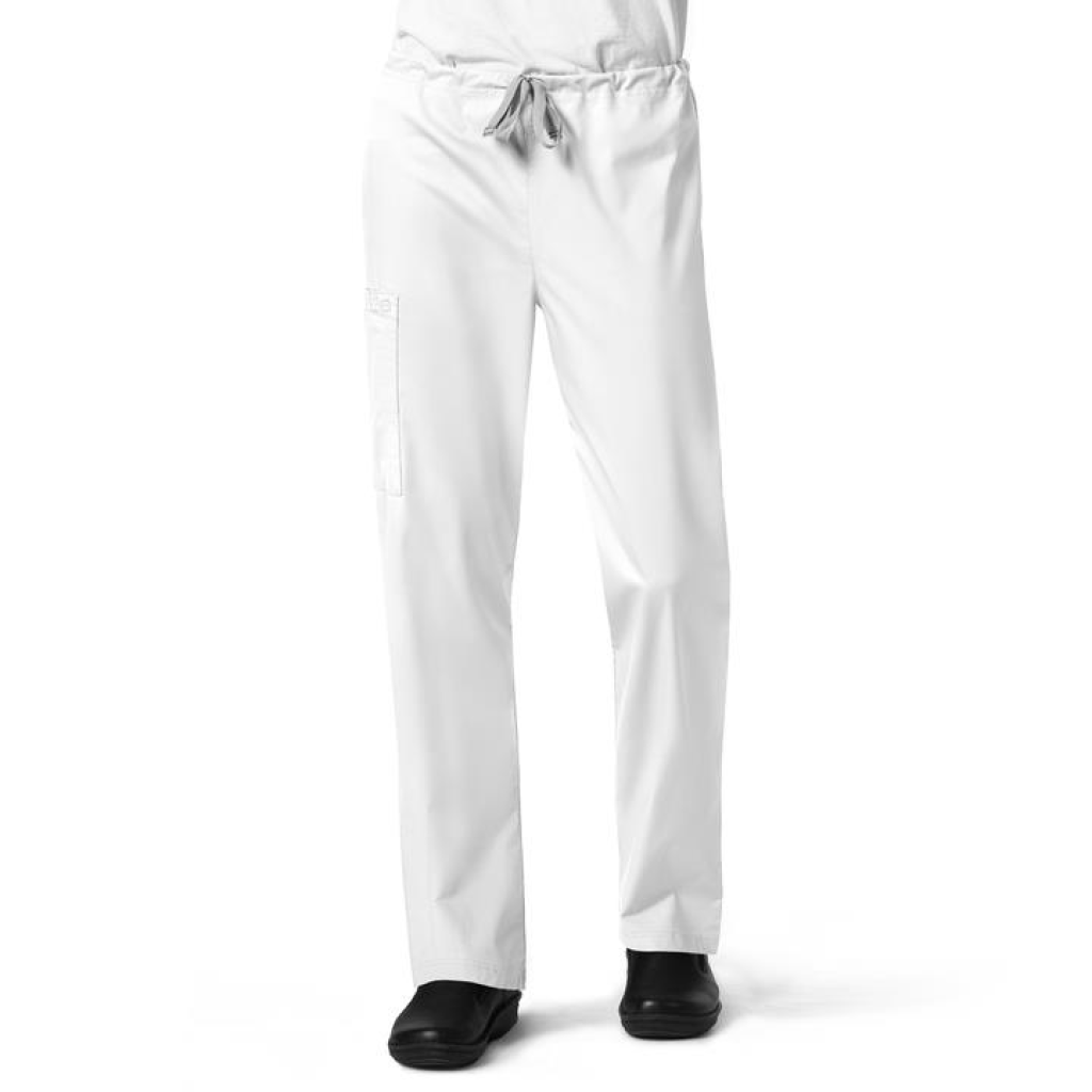 Pantaloni unisex uniforma medicala, WonderWORK, 500-WHIT