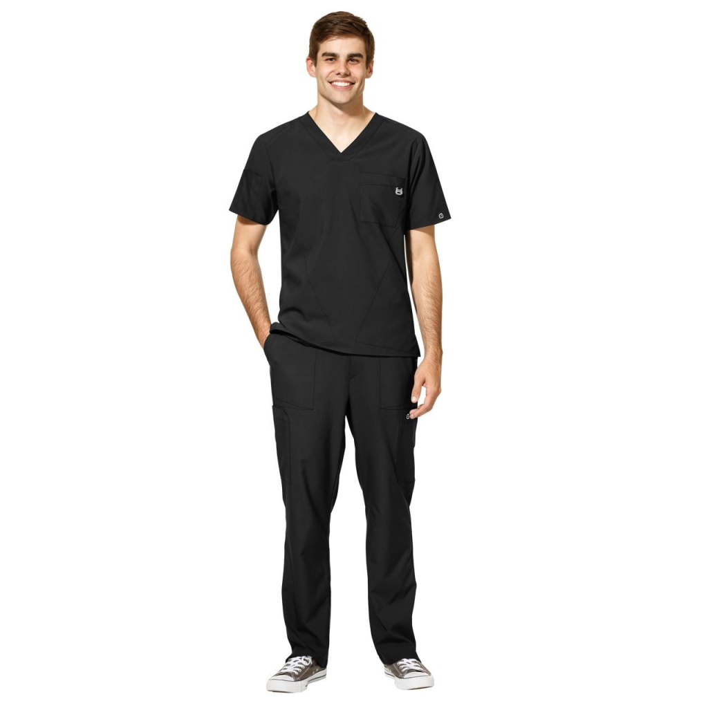 Pantaloni uniforma medicala, W123, 5355-BLAC