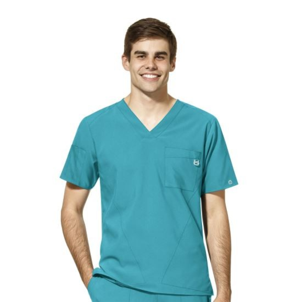 Bluza uniforma medicala, W123, 6355-TEAL S