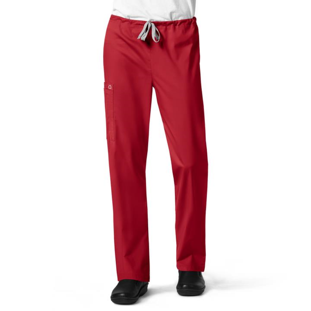 Pantaloni uniforma medicala, WonderWORK, unisex, 500-REDT