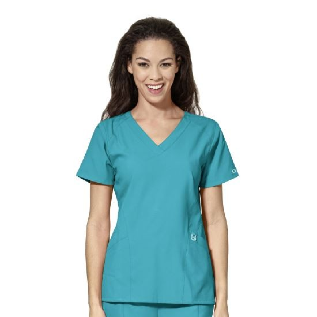 Bluza uniforma medicala, W123, 6155-TEAL L