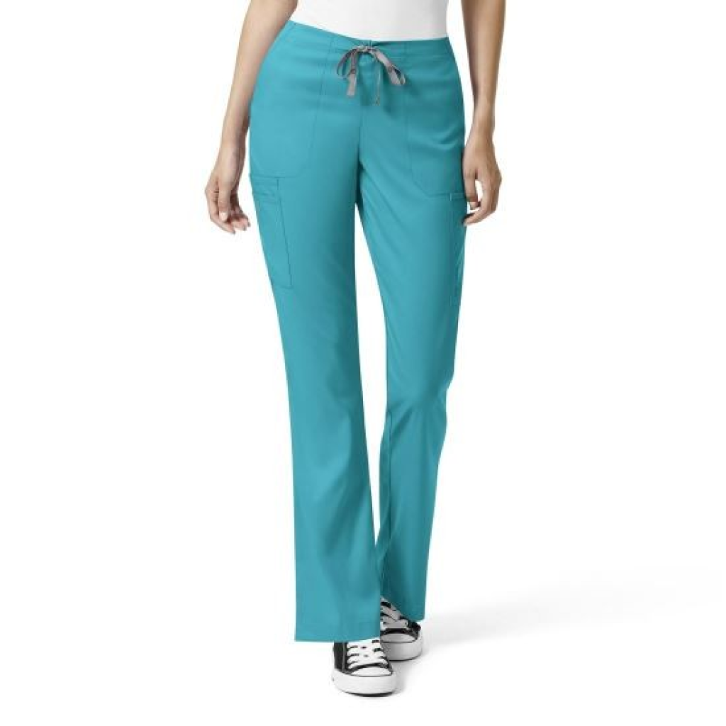 Pantaloni uniforma medicala, WonderWink PRO, 5319-TEAL