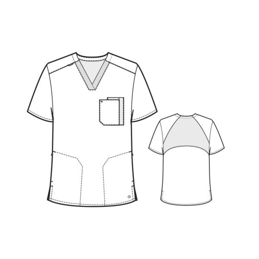 Bluza uniforma medicala, WonderWink Aero, 6429-PEWT