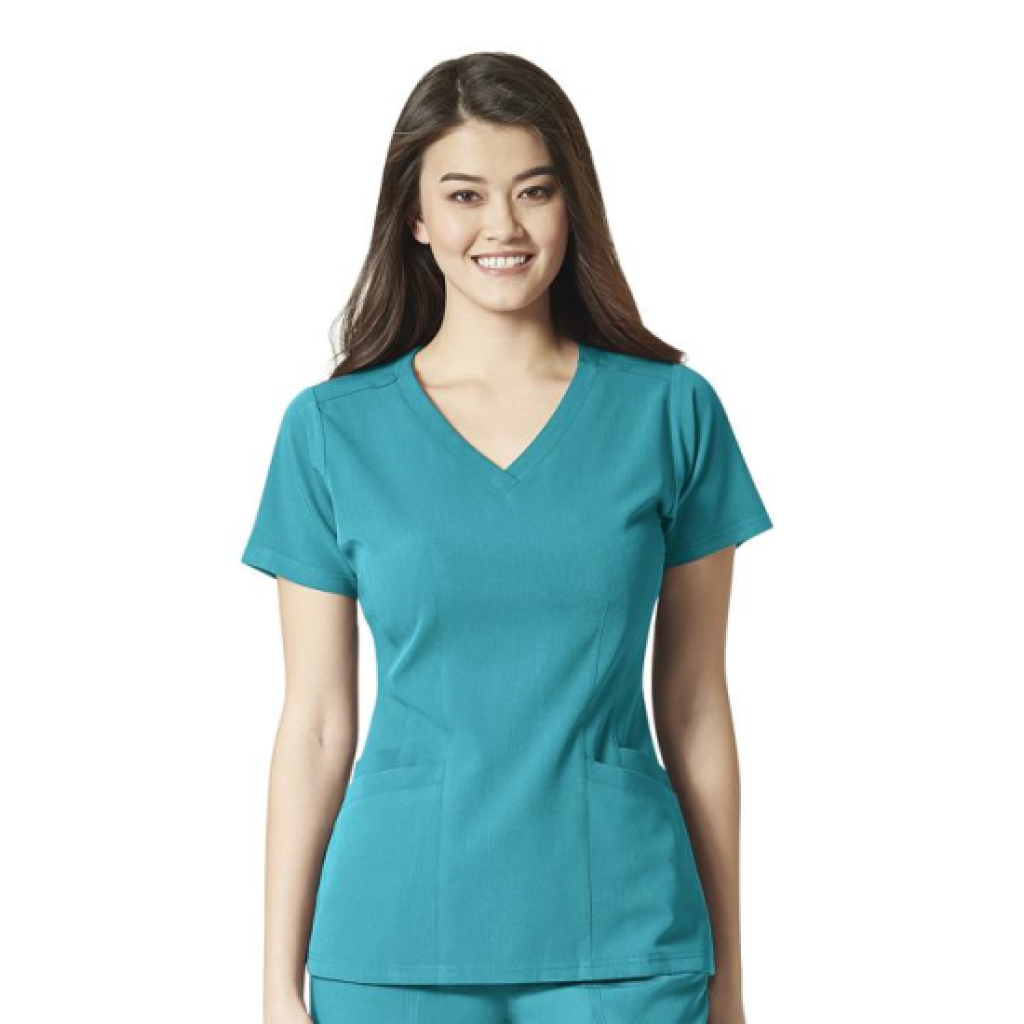 Bluza uniforma medicala, WonderWink Aero, 6129-TEAL 2XL