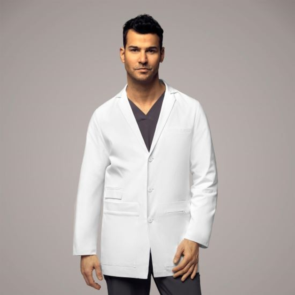 Jacheta uniforma medicala, WonderWink Slate, 7172-WHITE