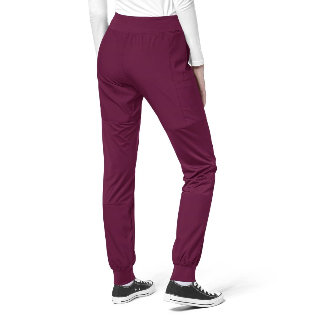 Pantaloni uniforma medicala, W123, 5555-WINE