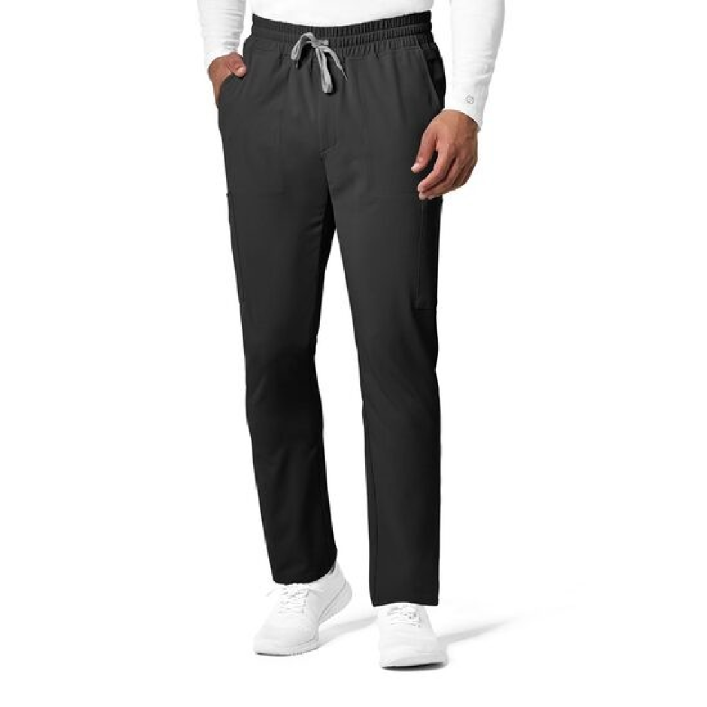 Pantaloni uniforma medicala, WonderWink Renew, 5434-BLAC XL