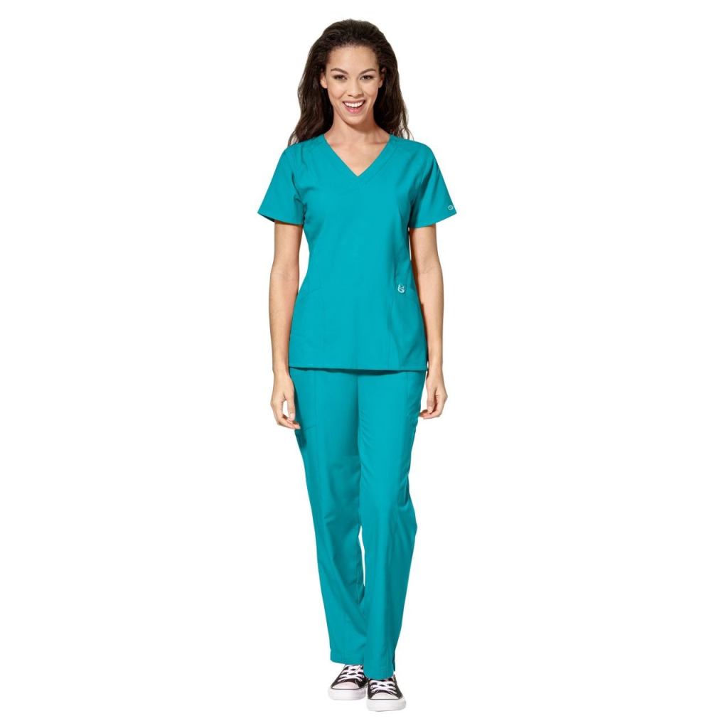 Bluza uniforma medicala, W123, 6155-TEAL