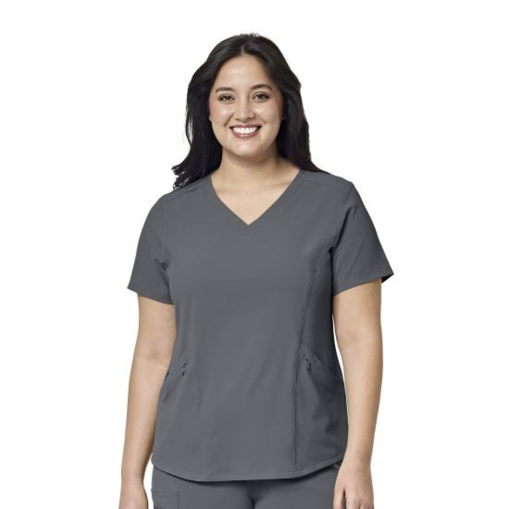 Bluza uniforma medicala, WonderWink Renew, 6134-PEWT L