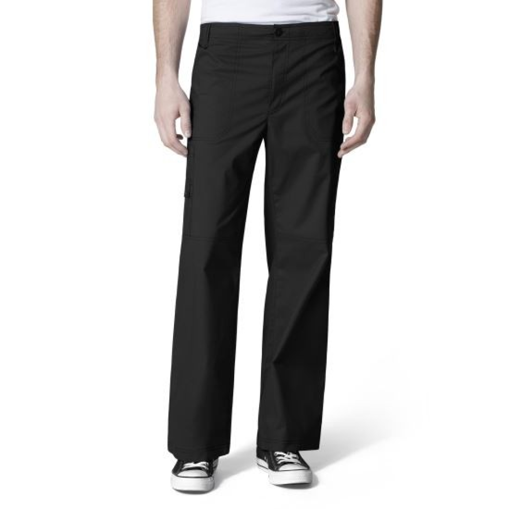 Pantaloni uniforma medicala, WonderFLEX, 5618-BLK S