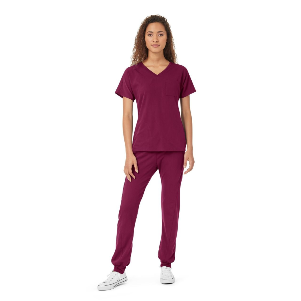 Bluza uniforma medicala, WonderWink Aero, 6329-WINE