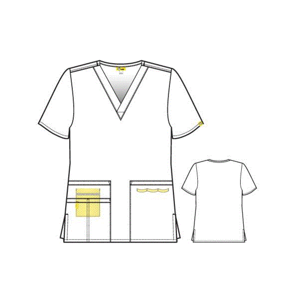 Bluza uniforma medicala, Origins, 6016-WHT