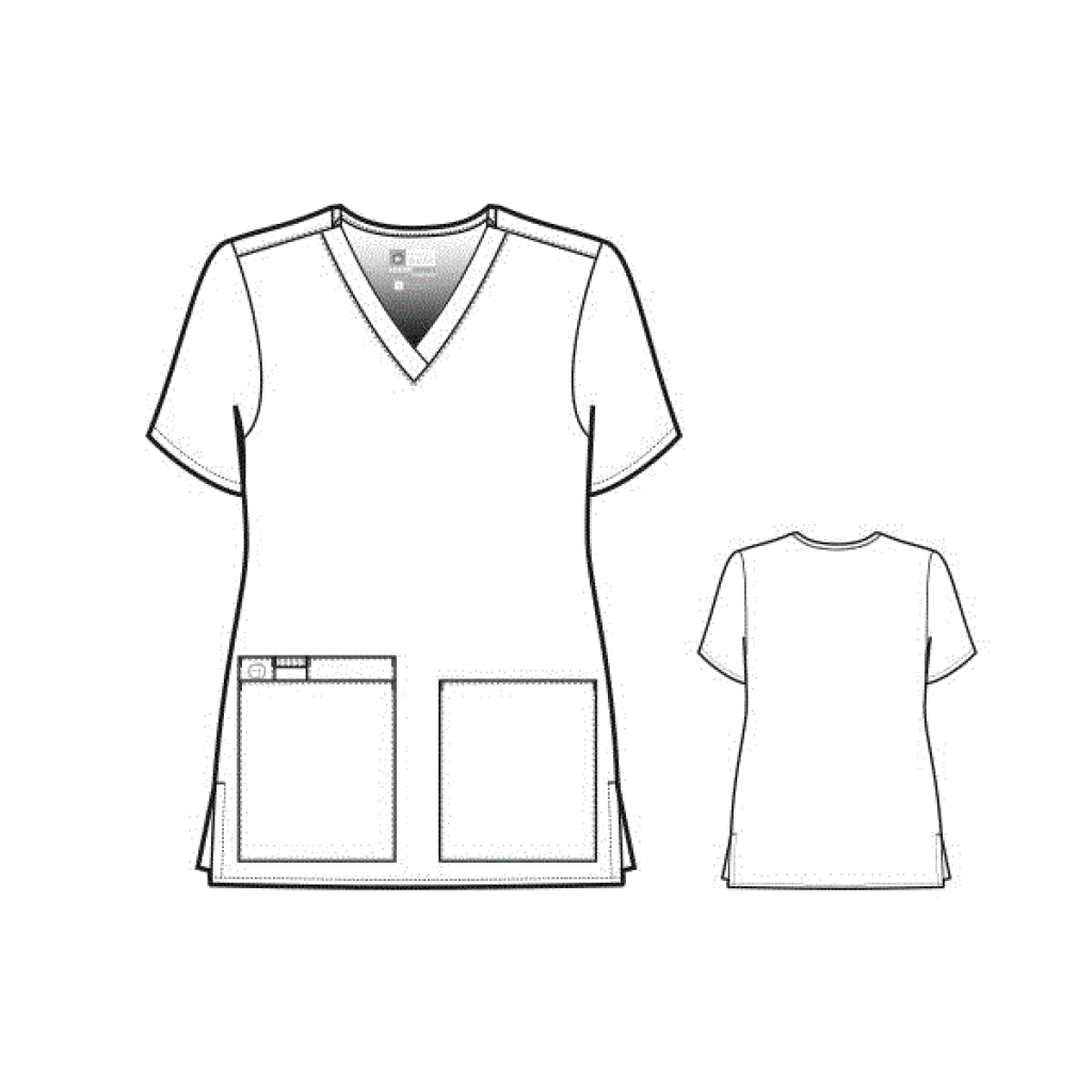 Bluza uniforma medicala, WonderWork 101-WHITE