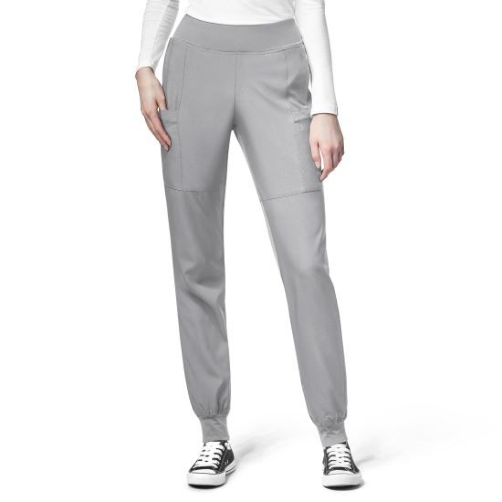 Pantaloni uniforma medicala, W123, 5555-GREY XS