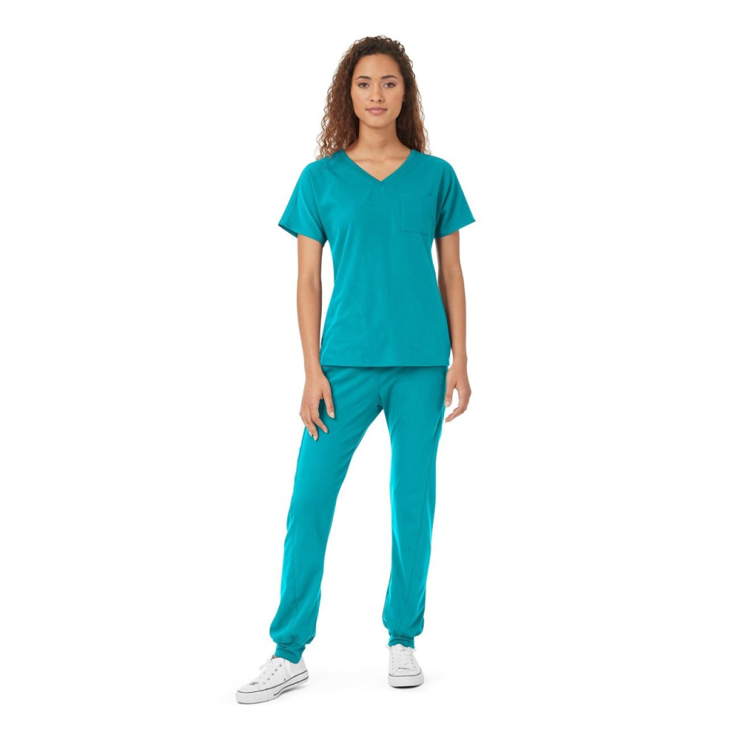 Bluza uniforma medicala, WonderWink Aero, 6329-TEAL