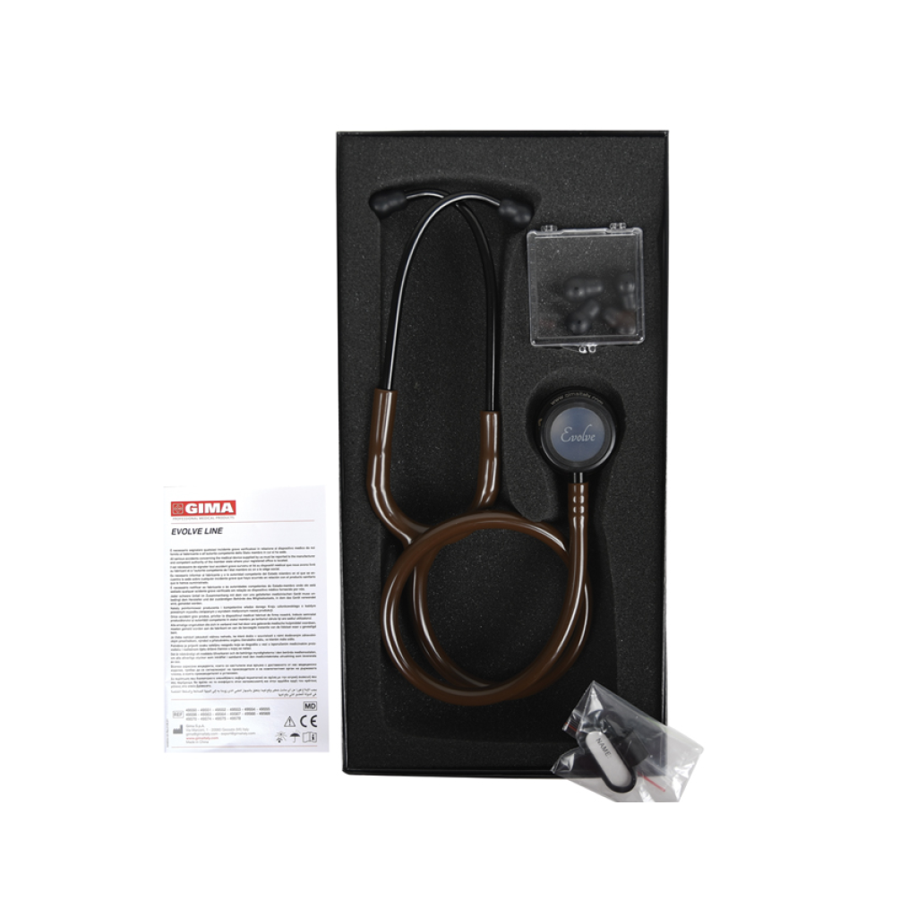 Stetoscop Evolve ciocolata, capsula neagra, 49570