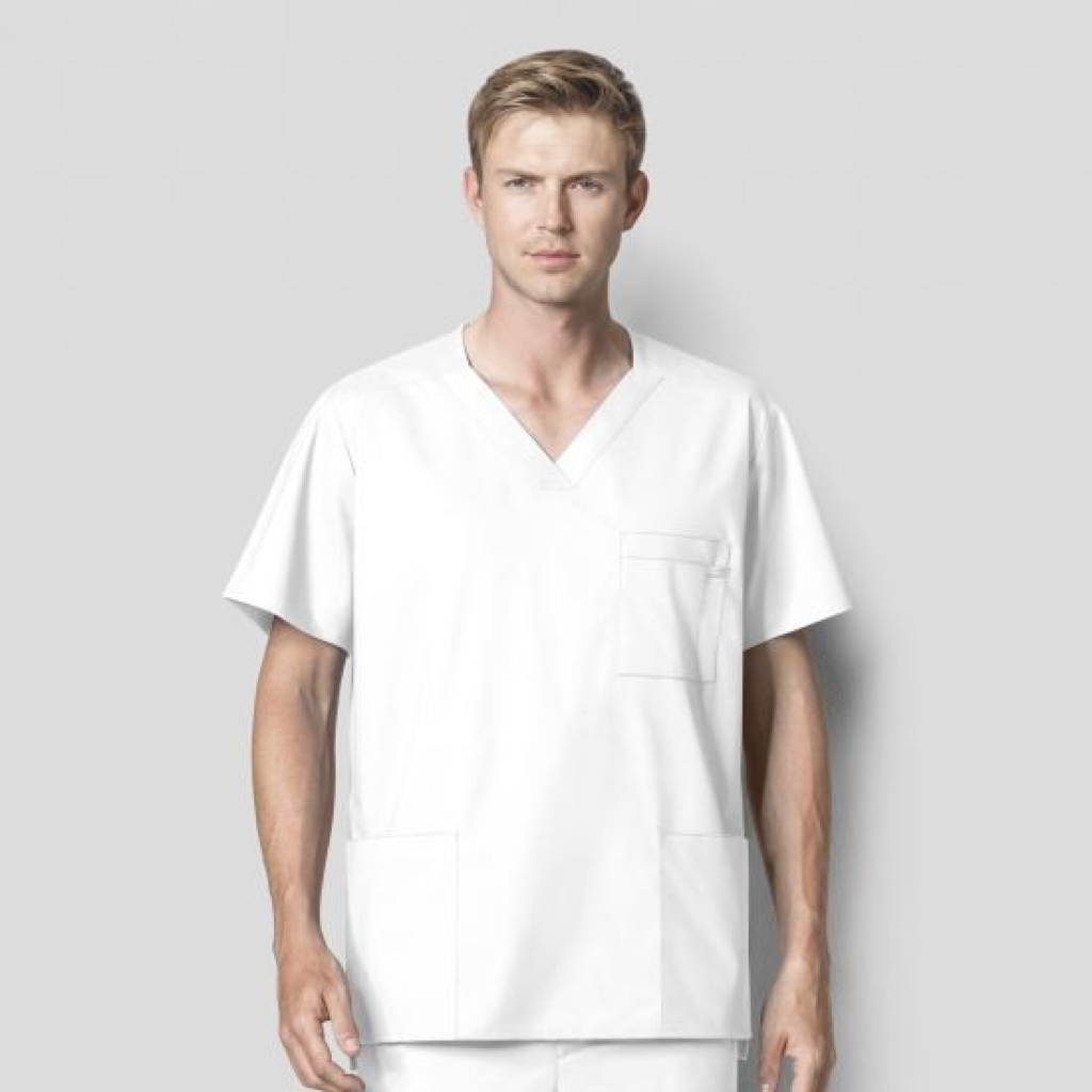 Bluza uniforma medicala, WonderWORK, 103A-WHIT