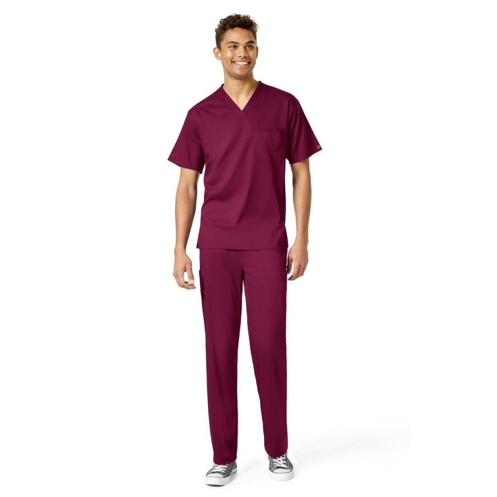 Pantaloni uniforma medicala, WonderWink PRO, 5619-WINE