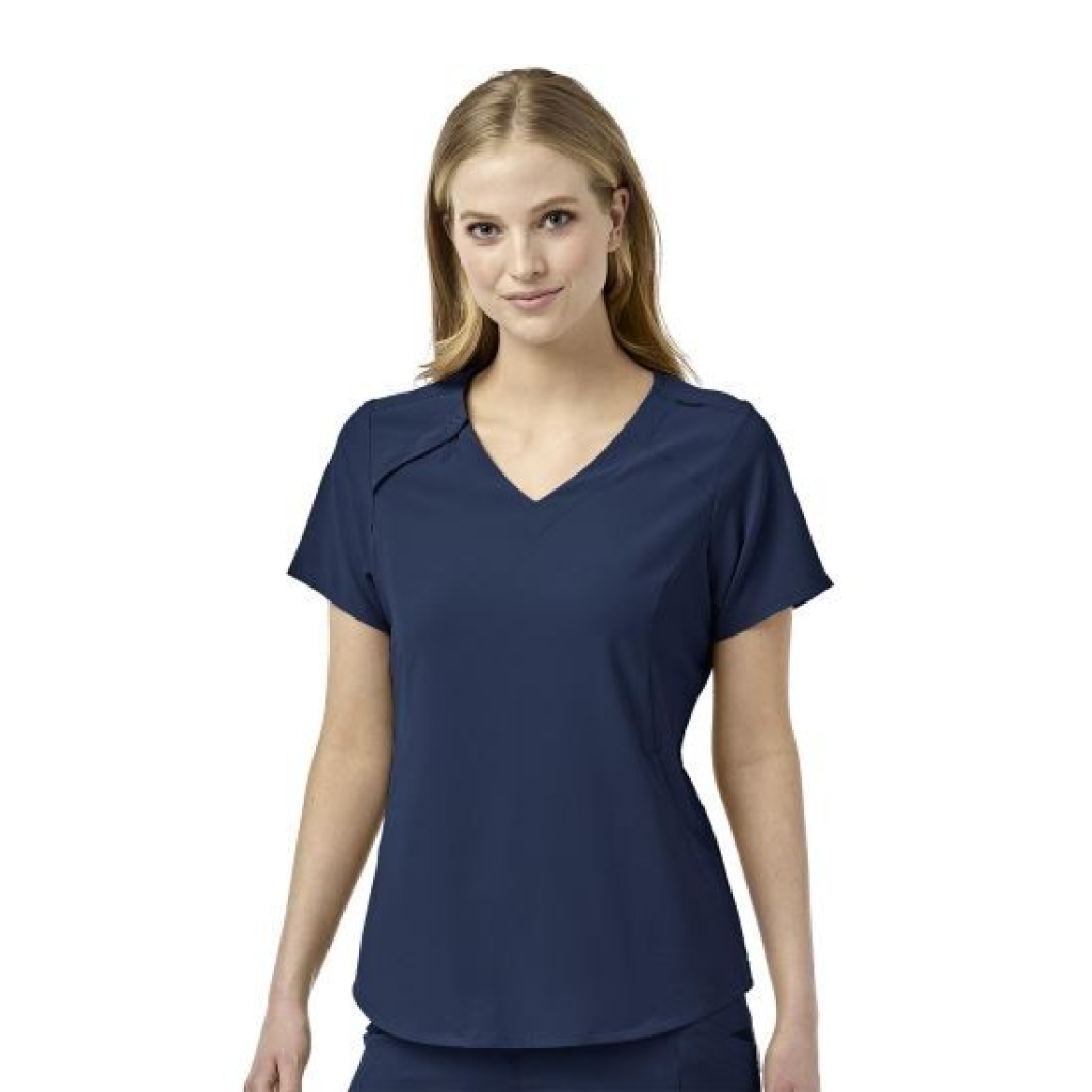 Bluza uniforma medicala, WonderWink Renew, 6234-NAVY