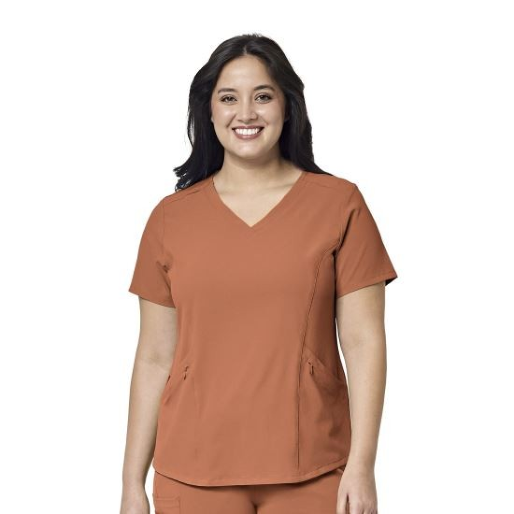 Bluza uniforma medicala, WonderWink Renew, 6134-CLAY L