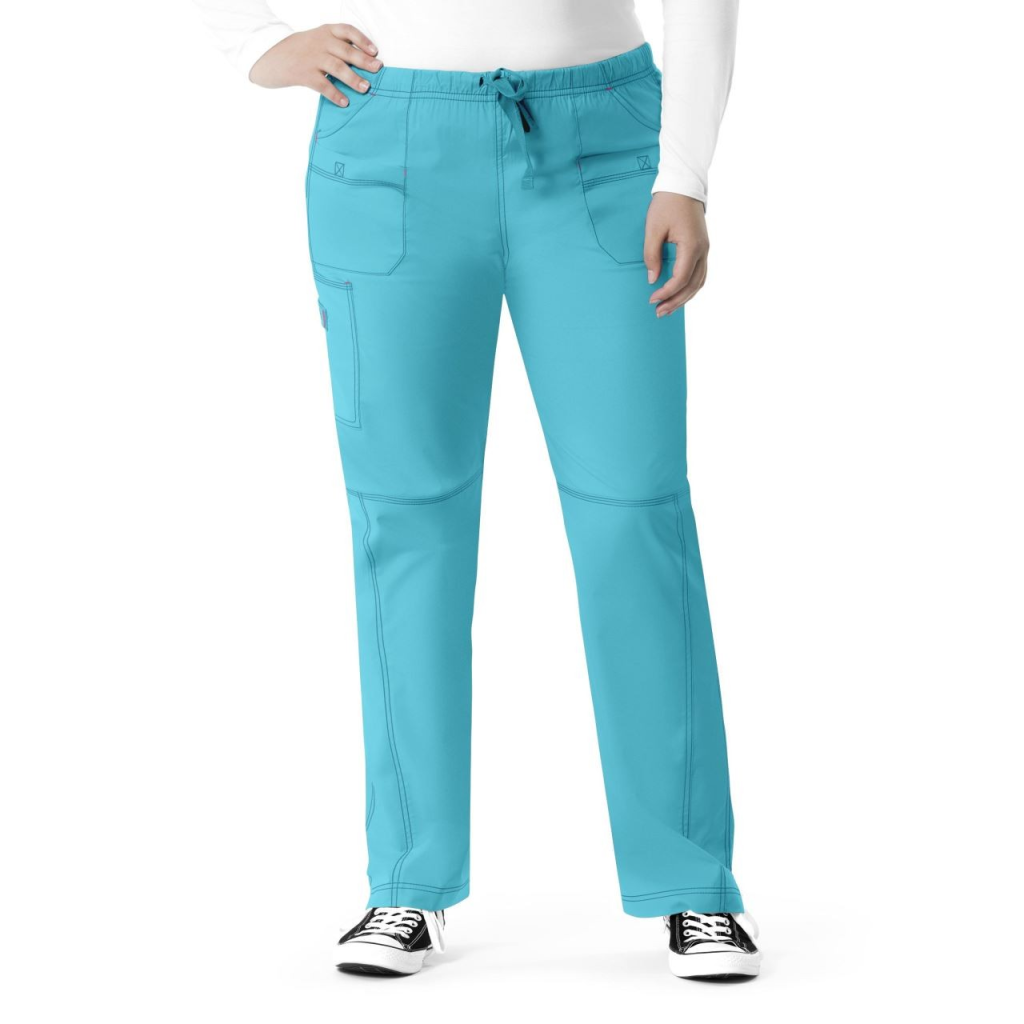 Pantaloni uniforma medicala, WonderFLEX, 5108- AQU