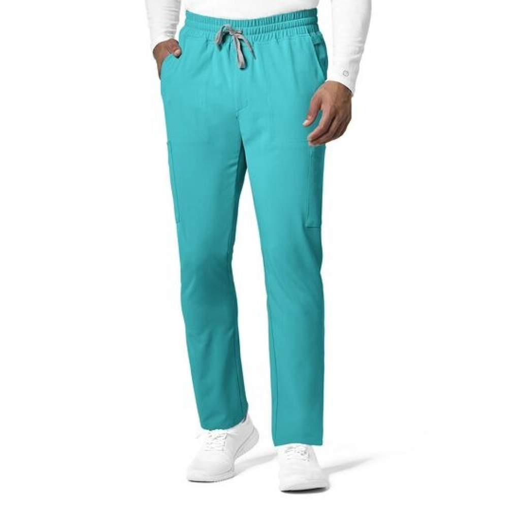 Pantaloni uniforma medicala, WonderWink Renew, 5434-TEAL