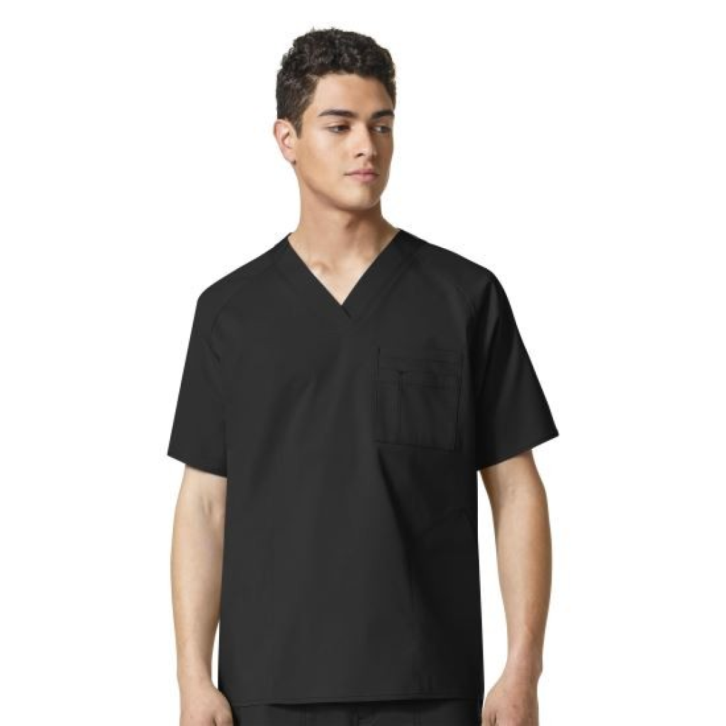 Bluza uniforma medicala, WonderFLEX, 6718-BLK