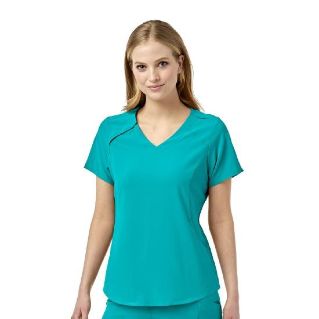 Bluza uniforma medicala, WonderWink Renew, 6234-TEAL