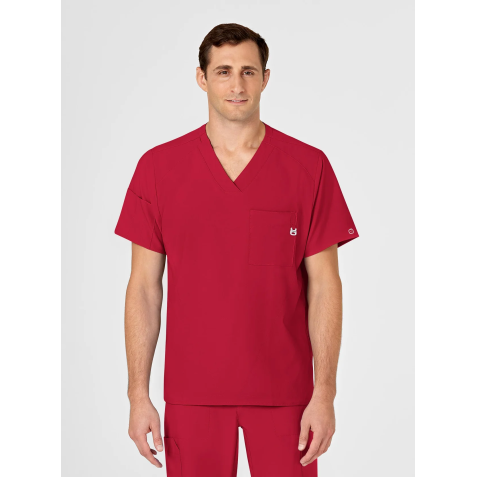 Bluza uniforma medicala, WonderWink W123, 6355A - REDT Rosu M